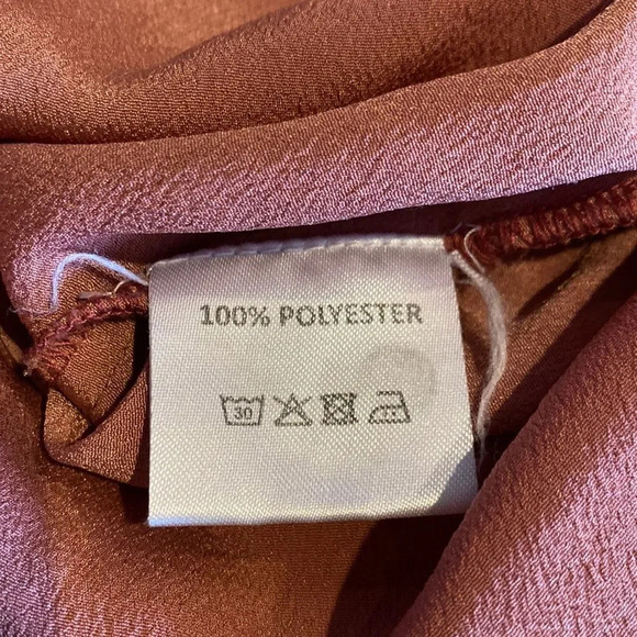 Z Faballey Women Extra Small Tunic Long Sleeve Faux Pearl Cuffs Back Slit Clasp - Picture 6 of 6